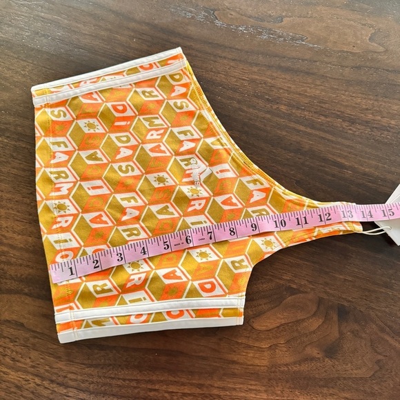 Adidas & FARM Rio tank size XS NEW One Shoulder - Picture 7 of 7